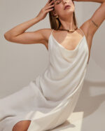 vestido degage folhas Iury Costa