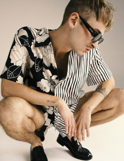 camisa Paulo shorts marcos