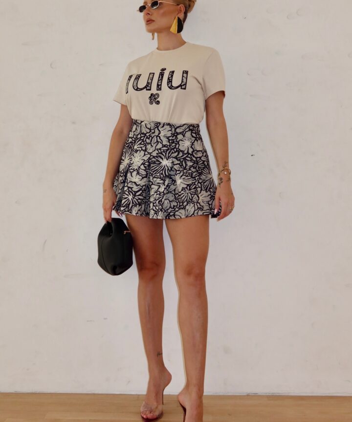 Shorts Saia Tainah Jacquard