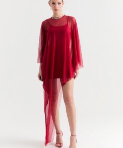 Vestido Eclipse Carmin