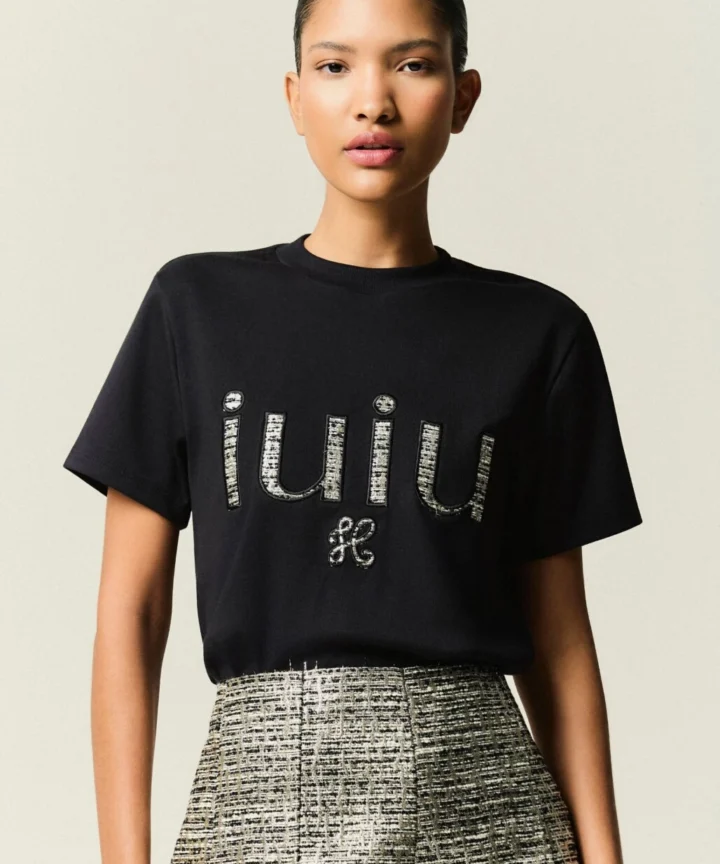 TEE BABY PATCH TWEED